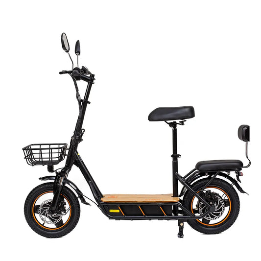 Kukirin C1 Pro Electric Scooter Accessories Wood Deck & Black Metal