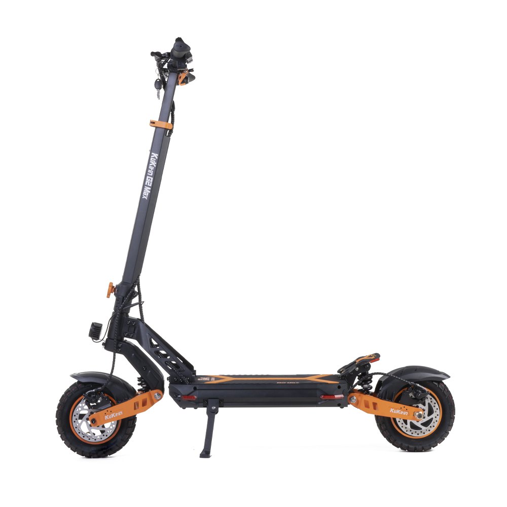 KuKirin G2 Max Scooter: 48V 20Ah battery offers up to 80 km range on a single charge.