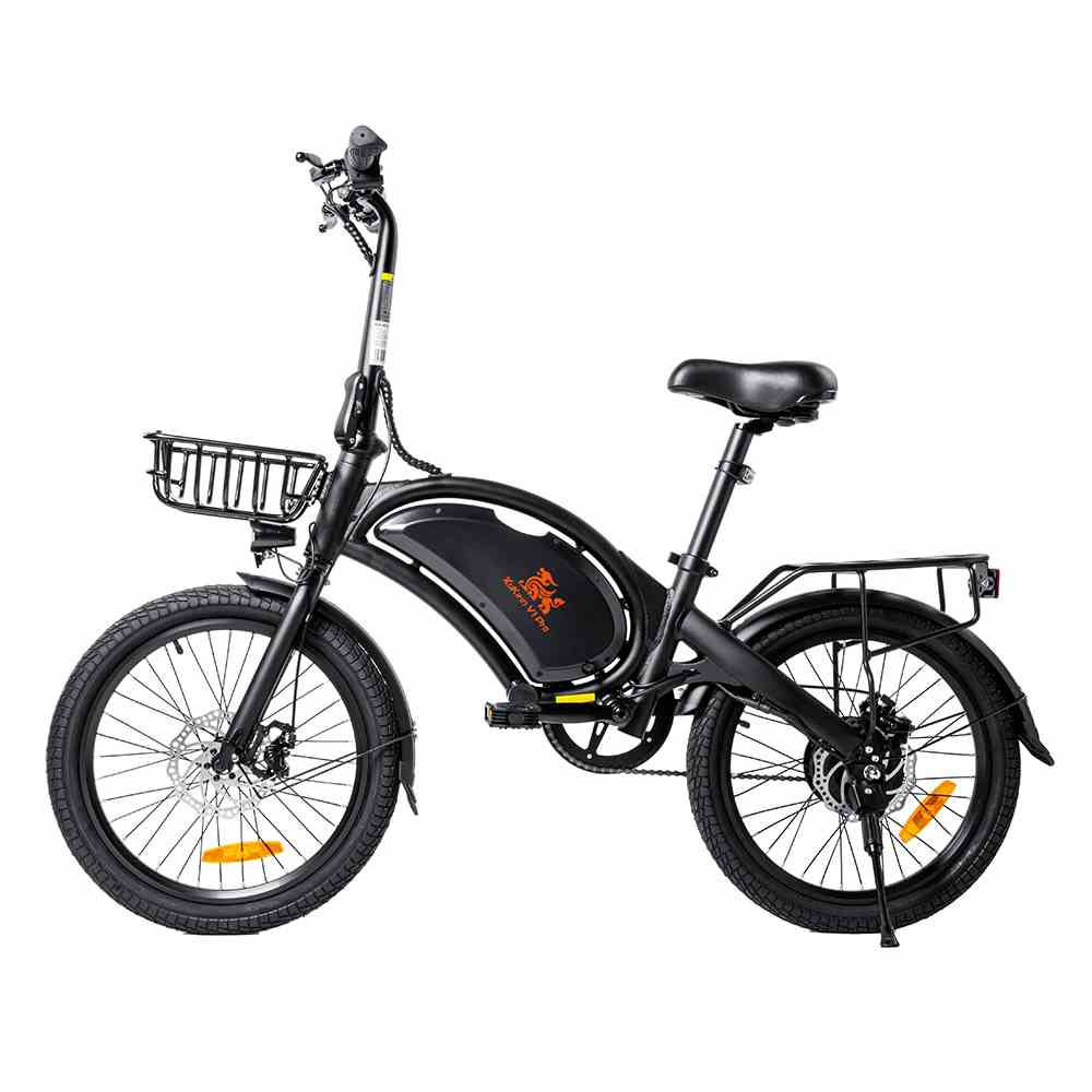 KuKirin V1 Pro: 48V 7.5Ah battery offers a 45 km pedal assist range for extended rides.